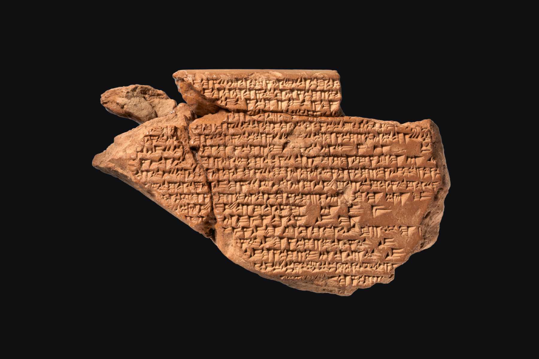 Tablette cunéiforme babylonienne de la série Enuma Anu Enlil, British Museum — les astronomes babyloniens utilisaient l'équivalent du calcul intégral pour suivre Jupiter, 1400 ans avant l'Europe médiévale