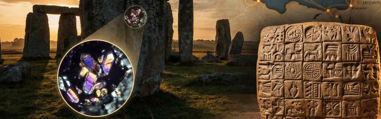 Identifié demande de résumé concis d'articleDes cristaux de zircon autour de Stonehenge et 7 000 sceaux sur argile en Iran : deux découvertes de 2026 qui, ensemble, pulvérisent le mythe de la préhistoire isolée et primitive. La géochimie isotopique prouve que l'Altar Stone écossais a parcouru 750 km jusqu'à Salisbury Plain ; les fouilles de Tapeh Tyalineh révèlent un réseau de 150 partenaires commerciaux il y a 5 000 ans. La complexité sociale n'a pas attendu l'Antiquité classique pour exister.